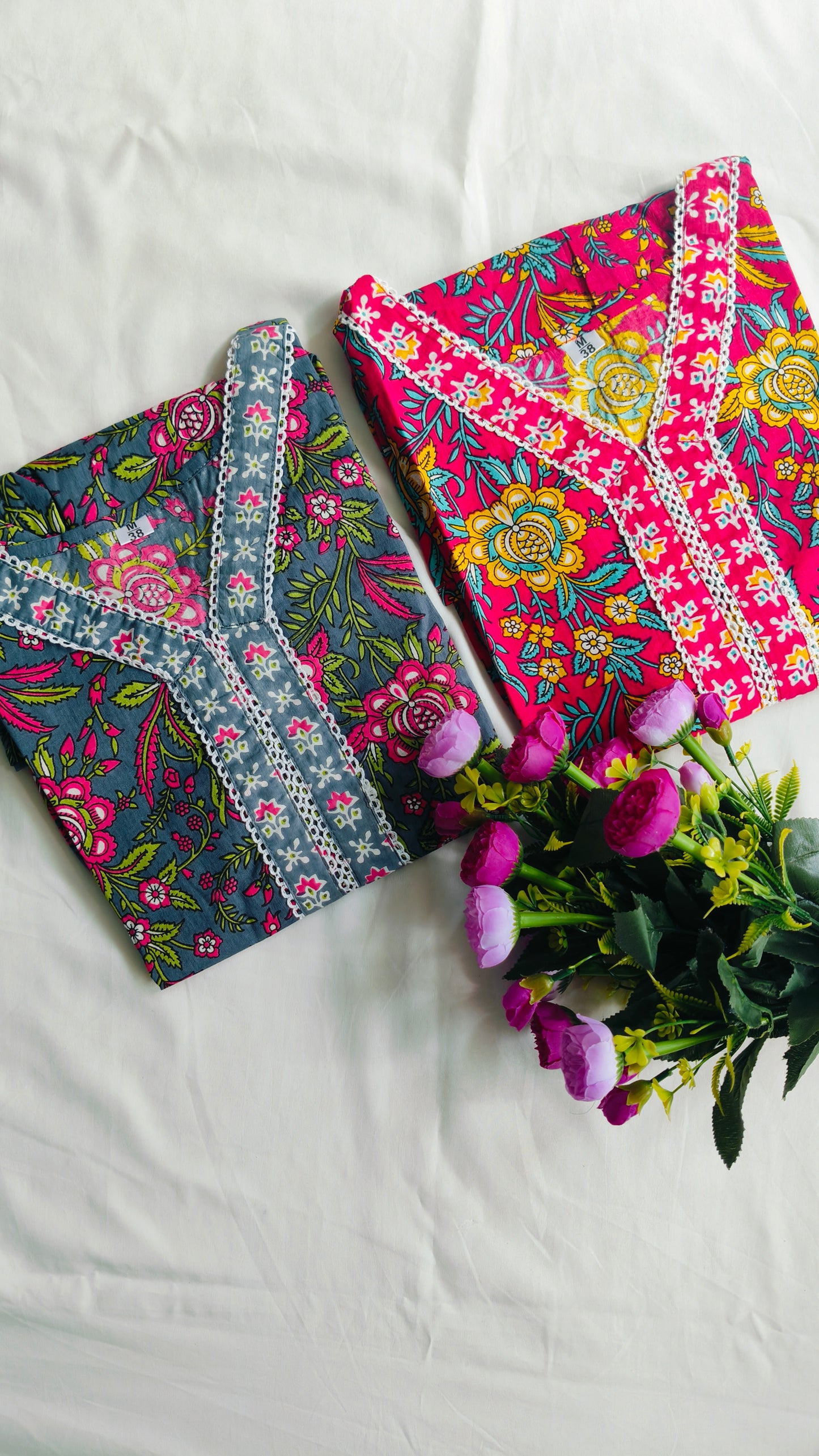 Pure cotton Designer Short Kurtis