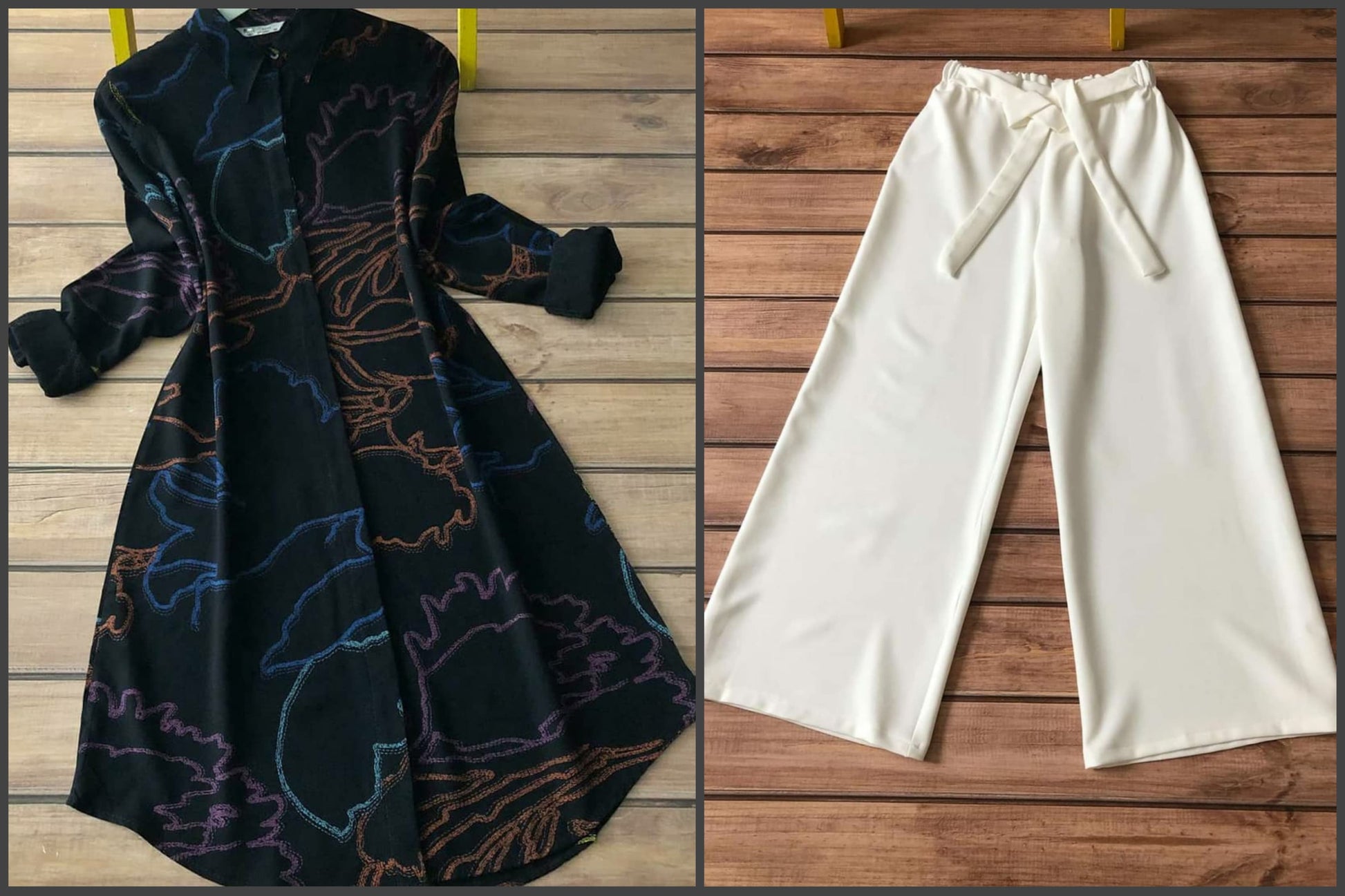 Kurti Fabric Reyon + White Plazzo Imported stretchable (Lycra)