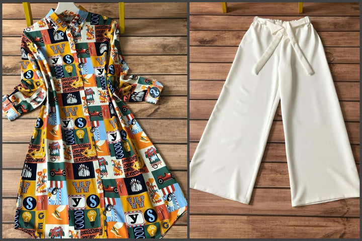 Kurti Fabric Reyon + Plazzo Imported stretchable (Lycra)