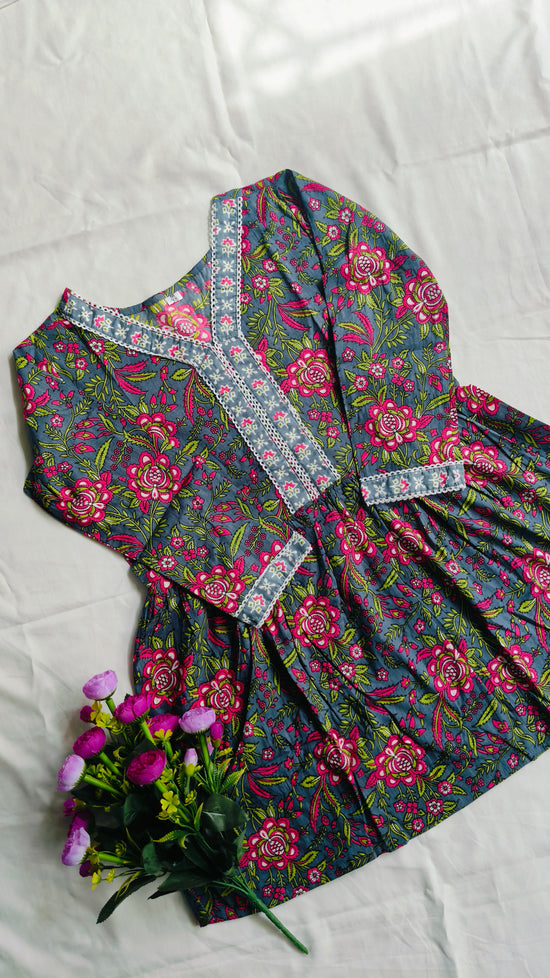 Pure cotton Designer Short Kurtis