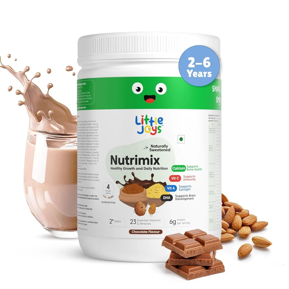 Little Joys Nutrimix Nutrition Powder 350g 2-6 Years No Refined Sugar Supports Healthy