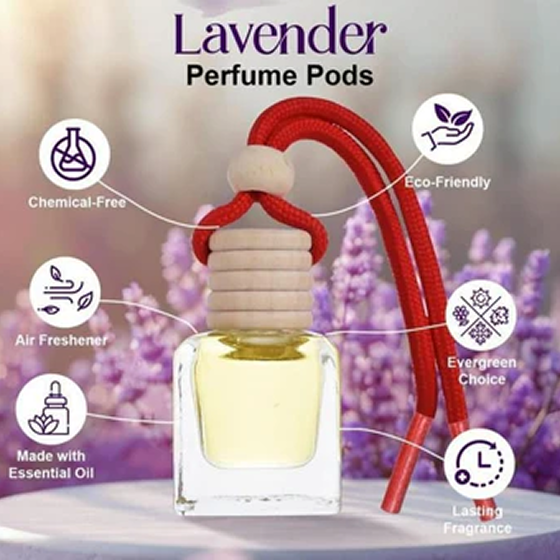 Hanging Car Perfume Pods Diffuser Scent (Assorted Perfume)