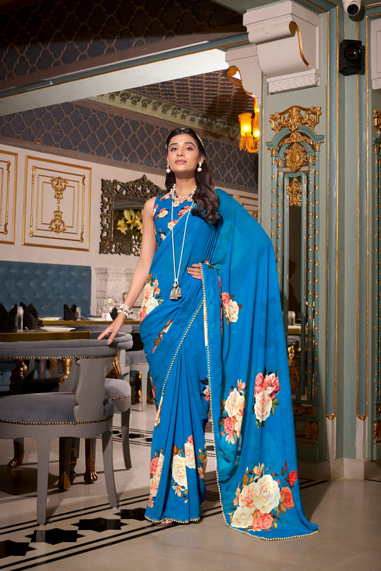Georgette Saree - Party Wear Saree