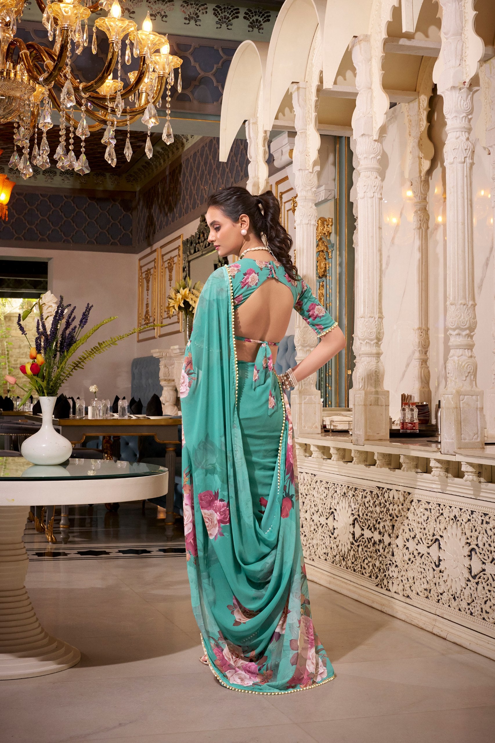 Georgette Saree - Party Wear Saree