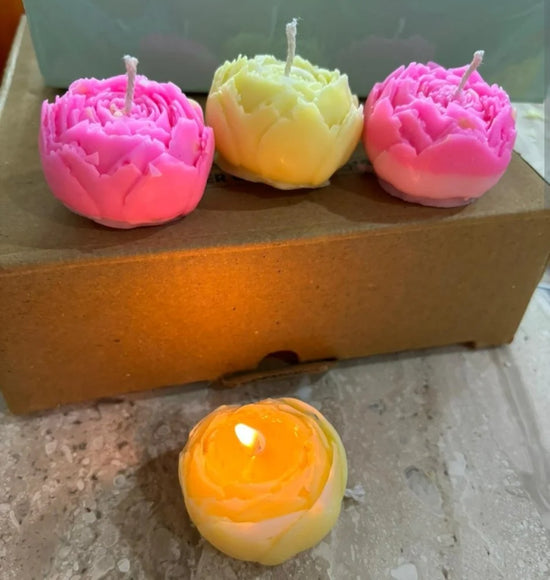 Rose Soy Wax Scented Candle